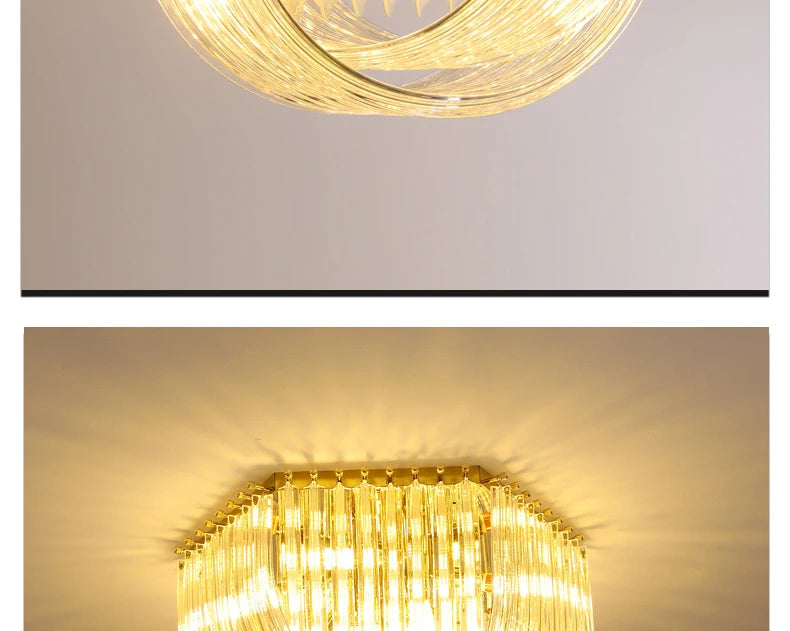 [Designer] Postmodern Hanging Crystals Lamp