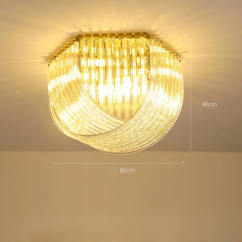 [Designer] Postmodern Hanging Crystals Lamp