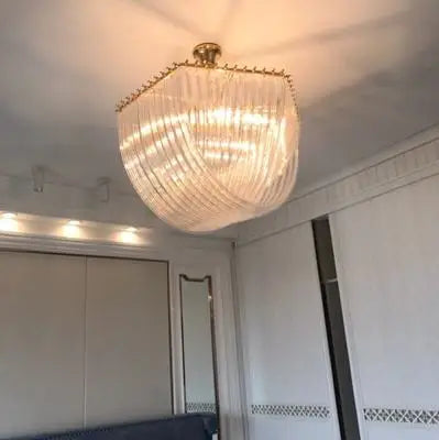 [Designer] Postmodern Hanging Crystals Lamp