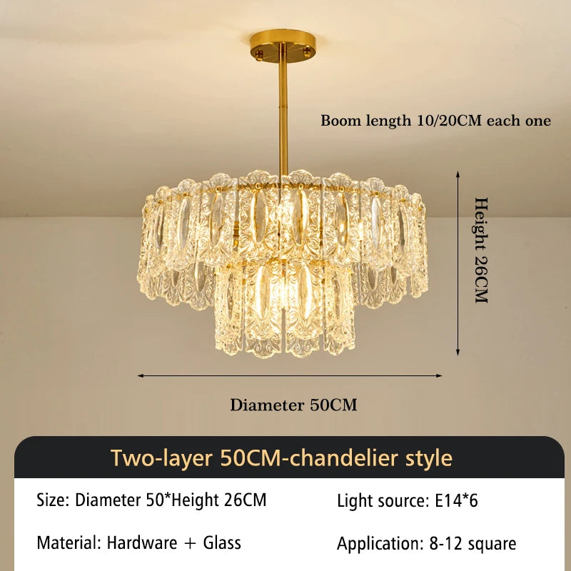 [Lumière] Crystal Chandelier French Luxury