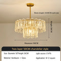[Lumière] Crystal Chandelier French Luxury