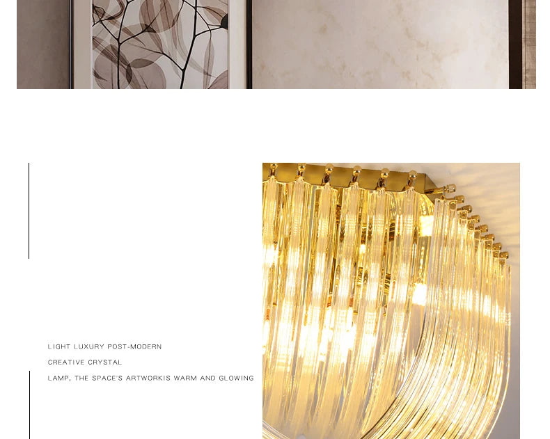 [Designer] Postmodern Hanging Crystals Lamp