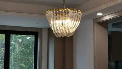 [Designer] Postmodern Hanging Crystals Lamp