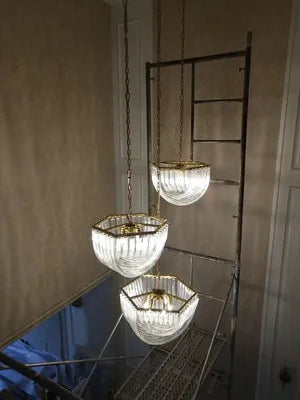 [Designer] Postmodern Hanging Crystals Lamp
