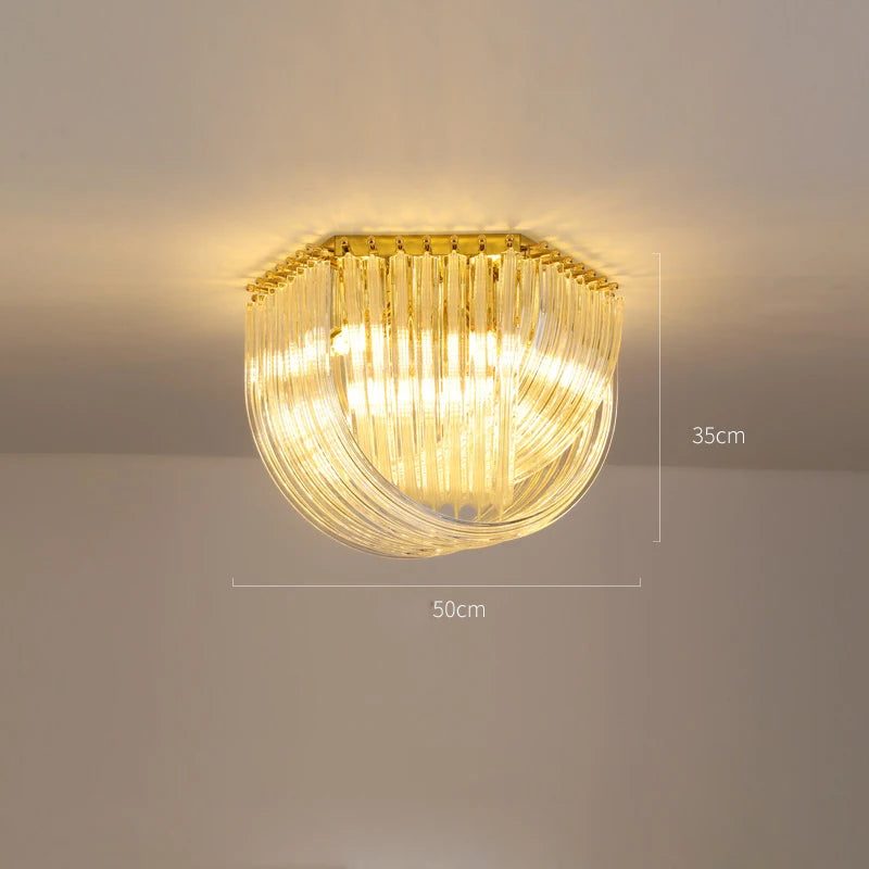[Designer] Postmodern Hanging Crystals Lamp