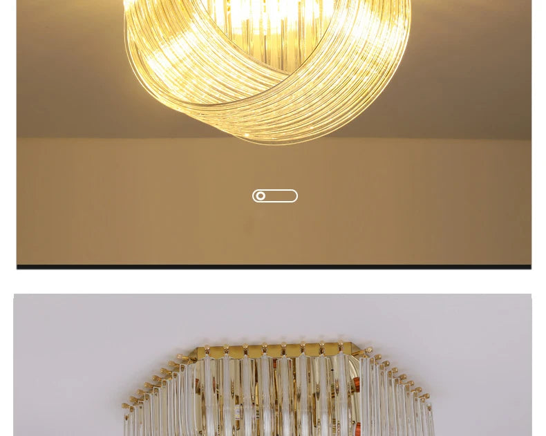 [Designer] Postmodern Hanging Crystals Lamp
