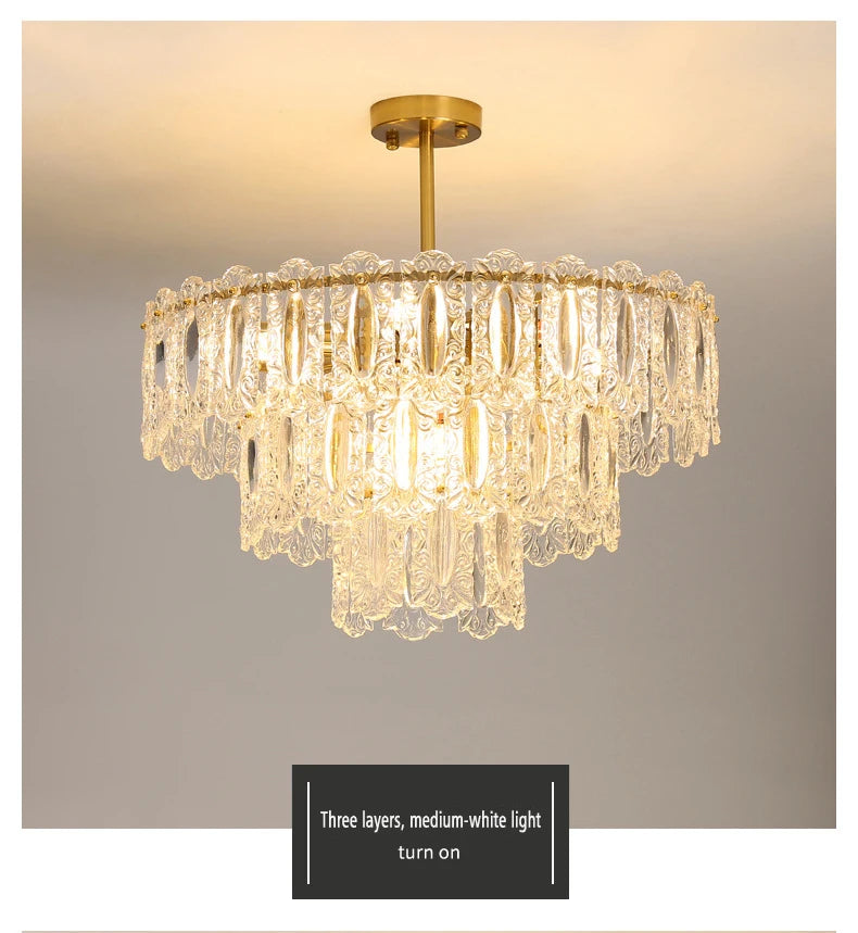 [Lumière] Crystal Chandelier French Luxury