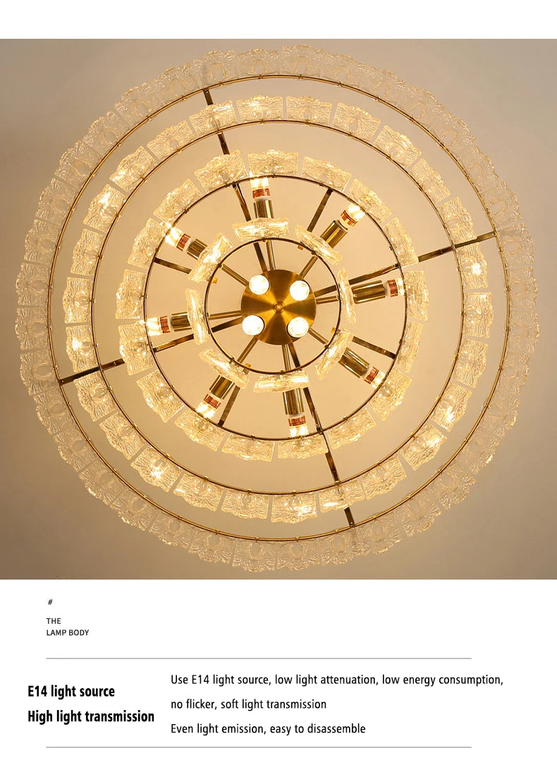 [Lumière] Crystal Chandelier French Luxury