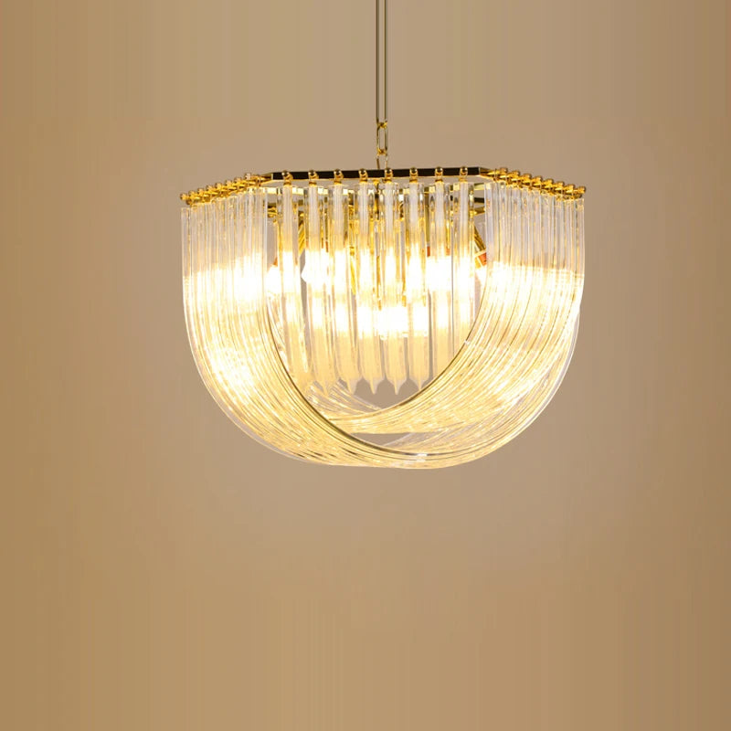 [Designer] Postmodern Hanging Crystals Lamp