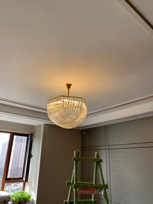 [Designer] Postmodern Hanging Crystals Lamp