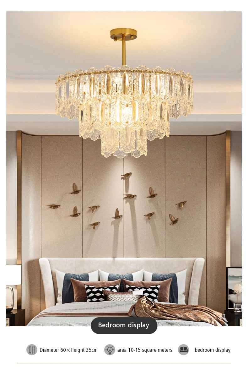 [Lumière] Crystal Chandelier French Luxury