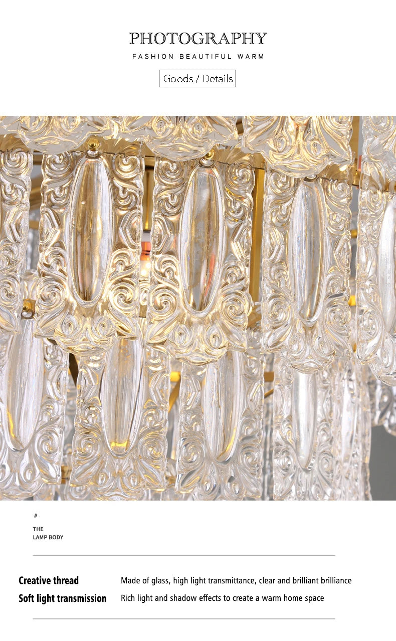 [Lumière] Crystal Chandelier French Luxury
