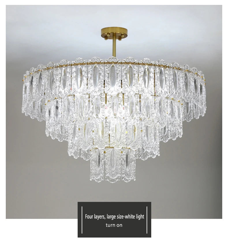[Lumière] Crystal Chandelier French Luxury