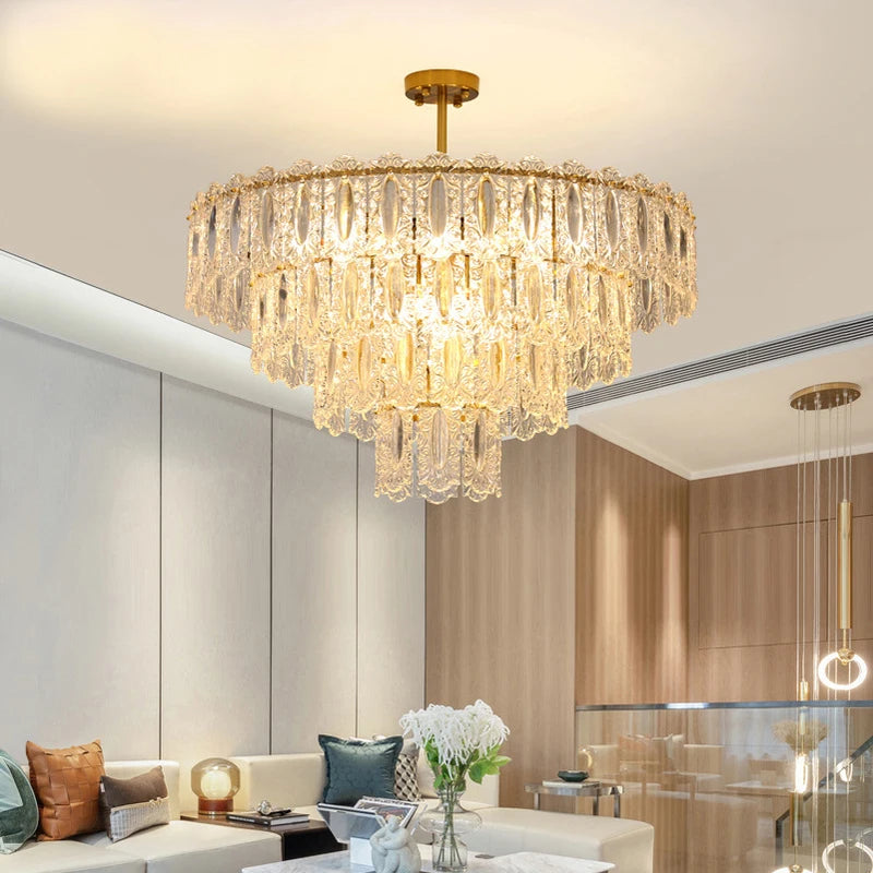 [Lumière] Crystal Chandelier French Luxury