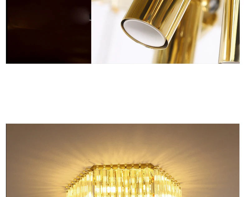 [Designer] Postmodern Hanging Crystals Lamp