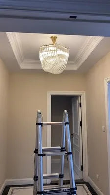 [Designer] Postmodern Hanging Crystals Lamp