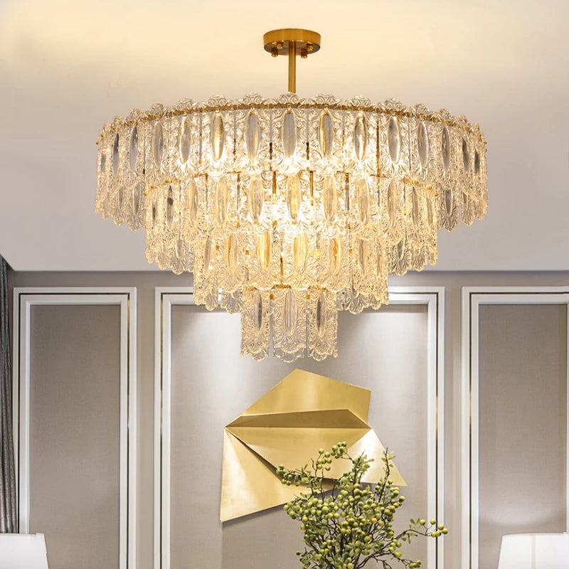 [Lumière] Crystal Chandelier French Luxury
