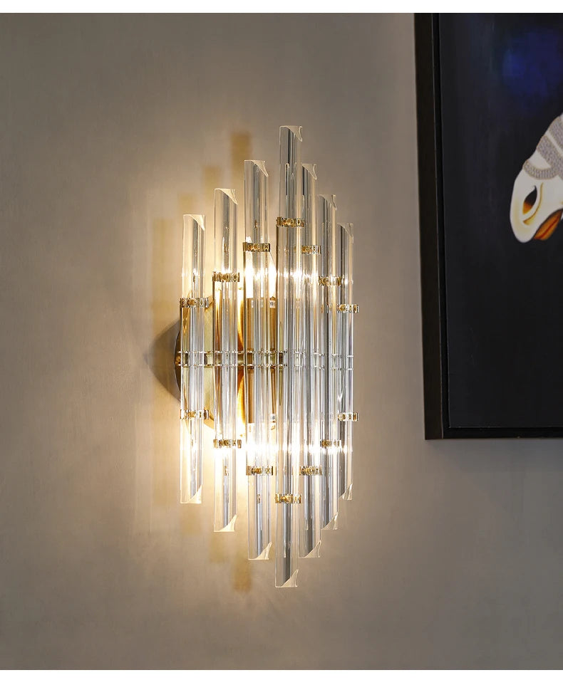 [rendy]  Crystal Wall Lamp Luxury Light