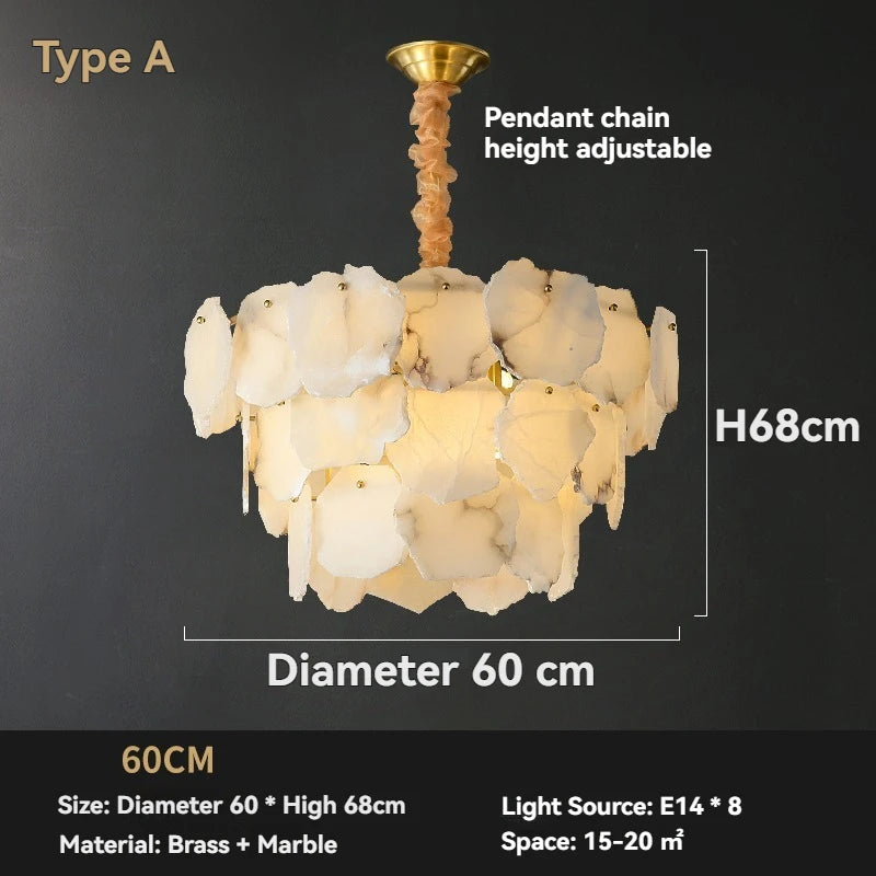 [Artisan] Marble Chandelier Round
