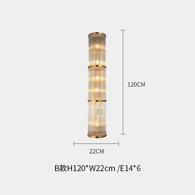 [Magnificenza] Villa Crystal Wall Lamp Long