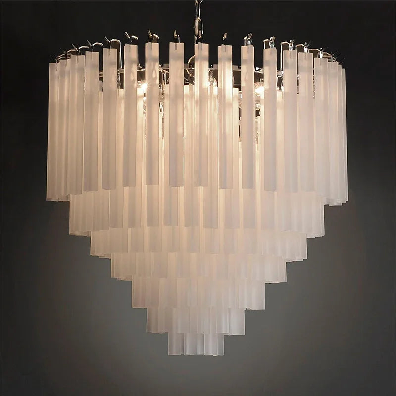 [Tondo] Round Murano Glass Pendant Chandelier