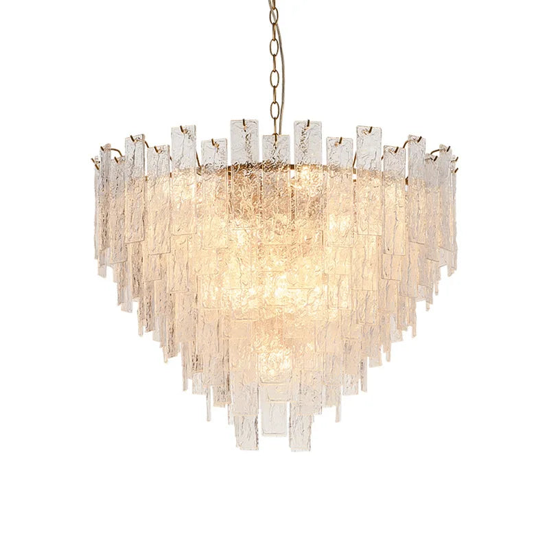 [Candela] Crystal Chandelier Gold Candle