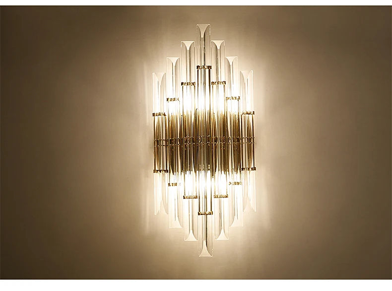 [rendy]  Crystal Wall Lamp Luxury Light