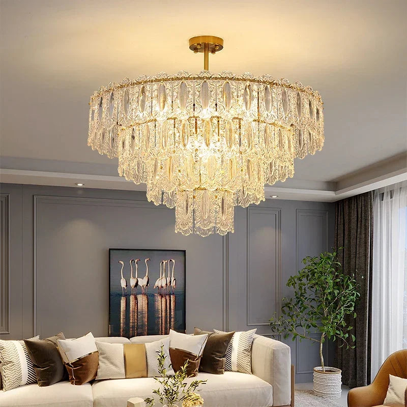 [Romantica] French Vintage Glass Chandelier Romantic