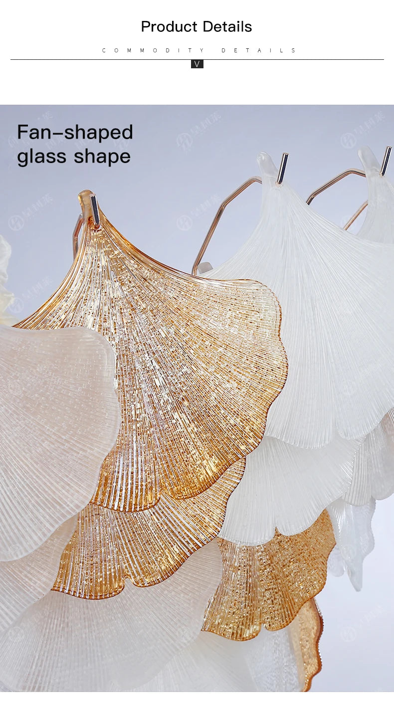 [Conchiglia] Crystal Shell Chandelier French Nordic