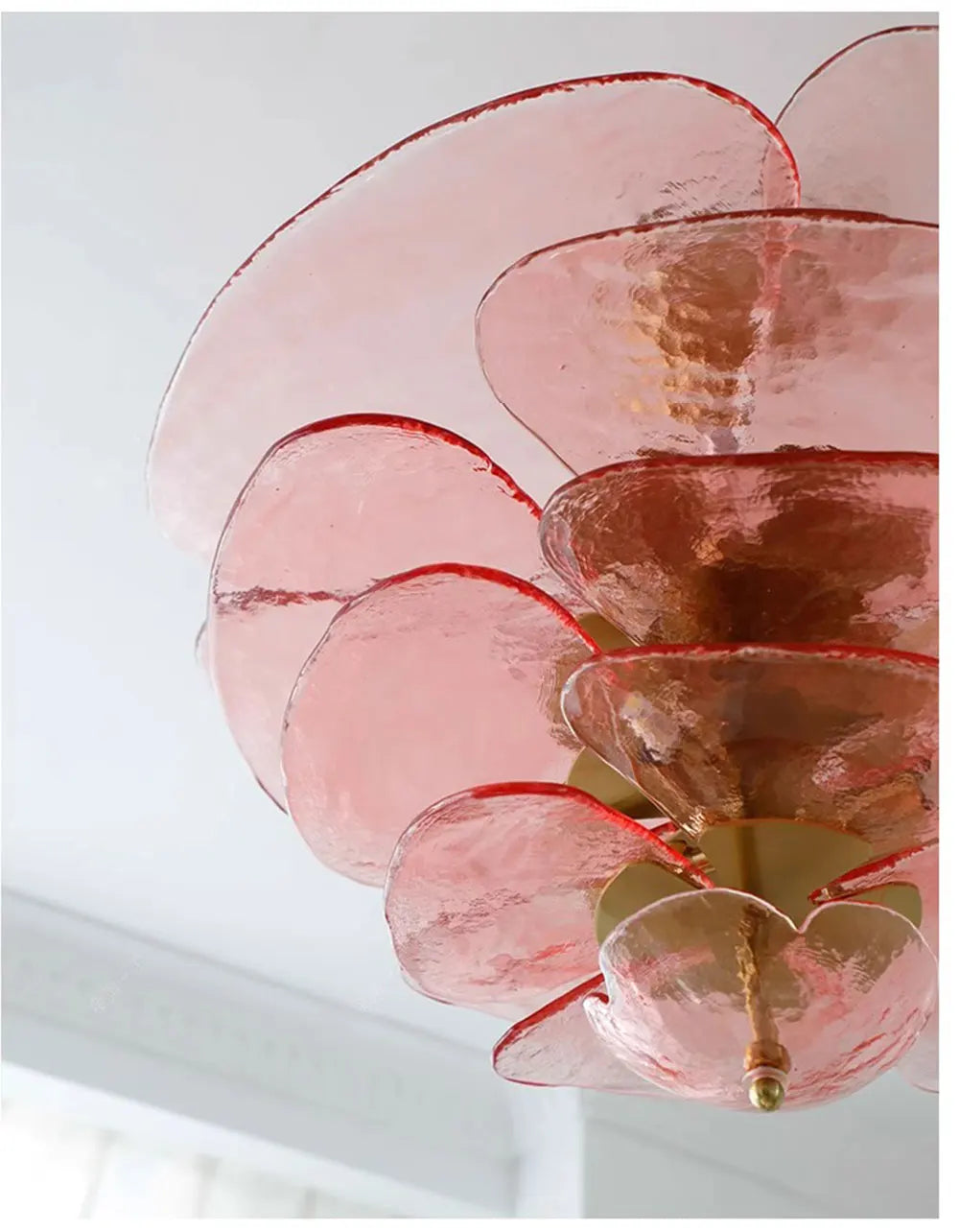 [Deco] Art Deco Chandelier Glass Stainless Steel