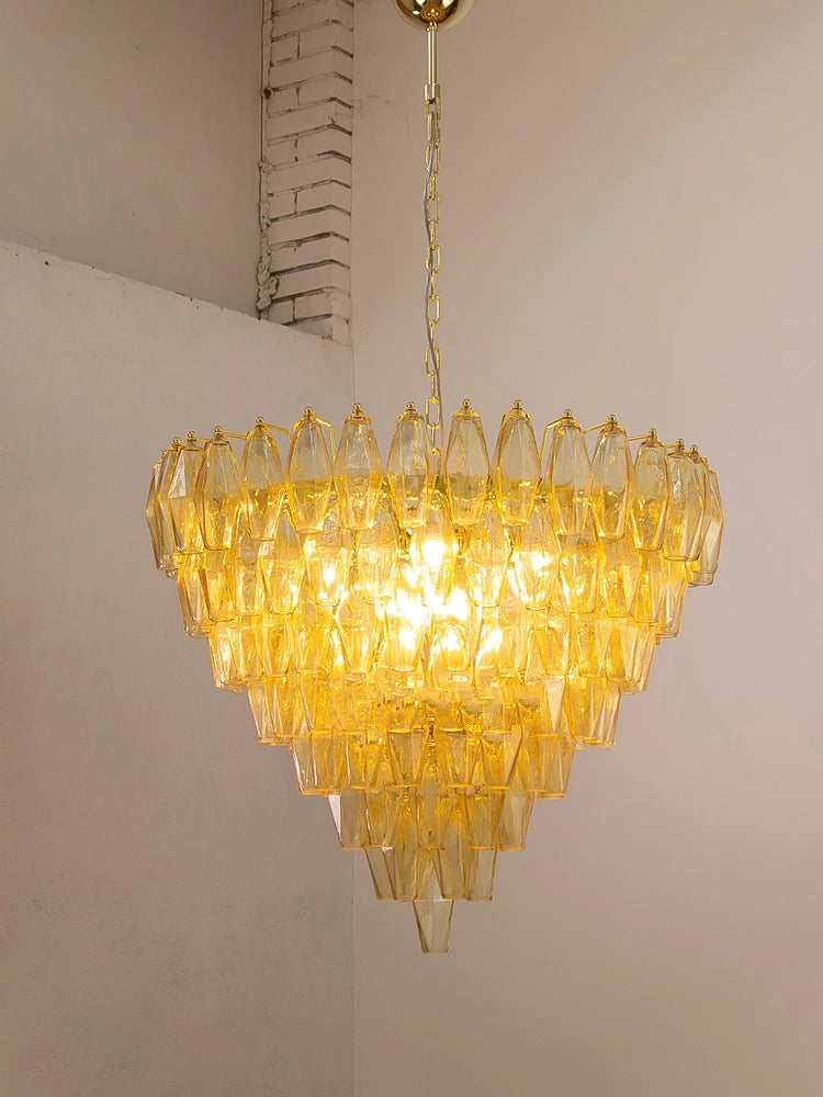 [Ambrato] Postmodern Glass Chandelier