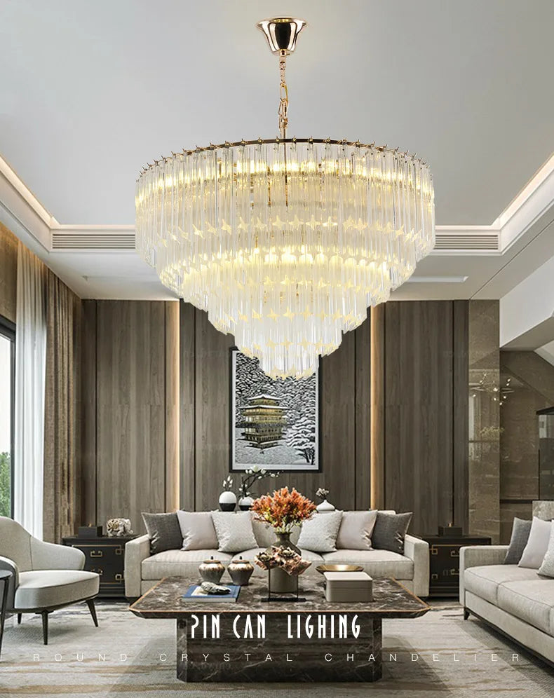 [Cristallo] Modern Crystal Chandelier Luxury LED