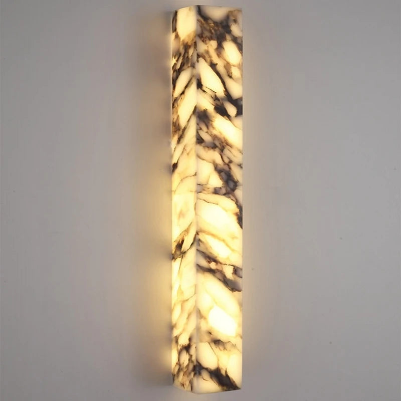 [Cubo] Cuboid Natural Marble Wall Lamp Dimmable