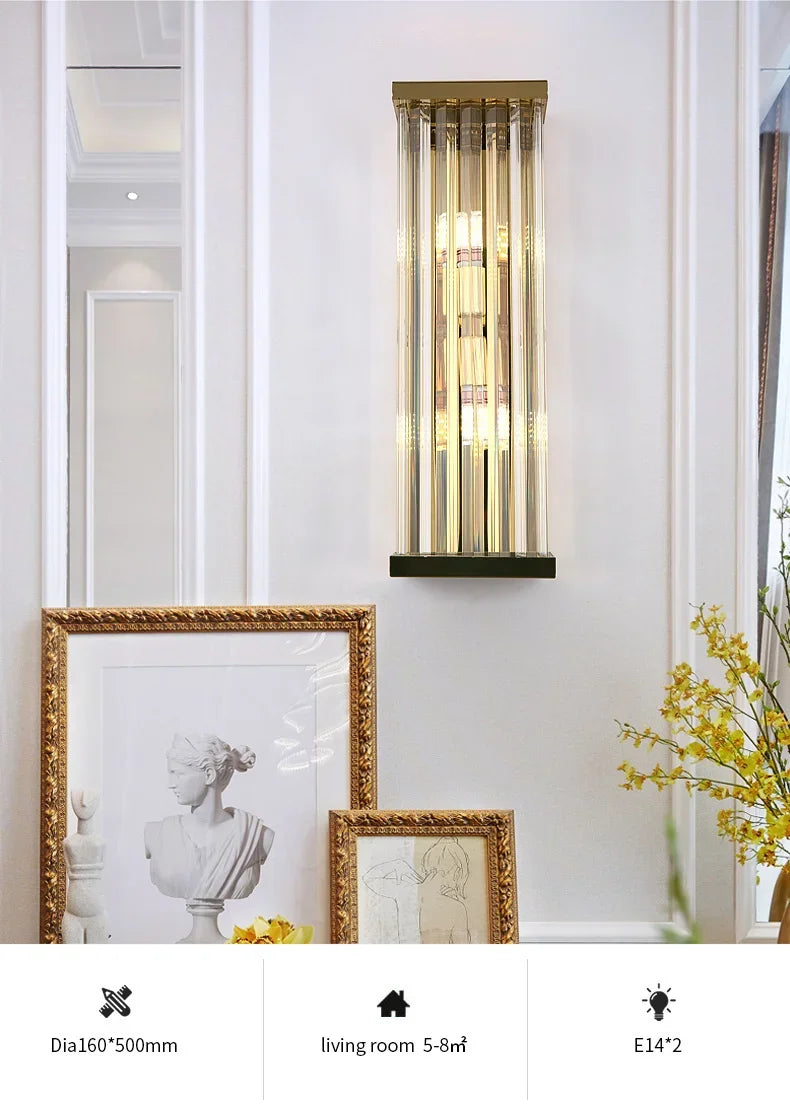 [Brasseri]  Crystal Wall Lamp