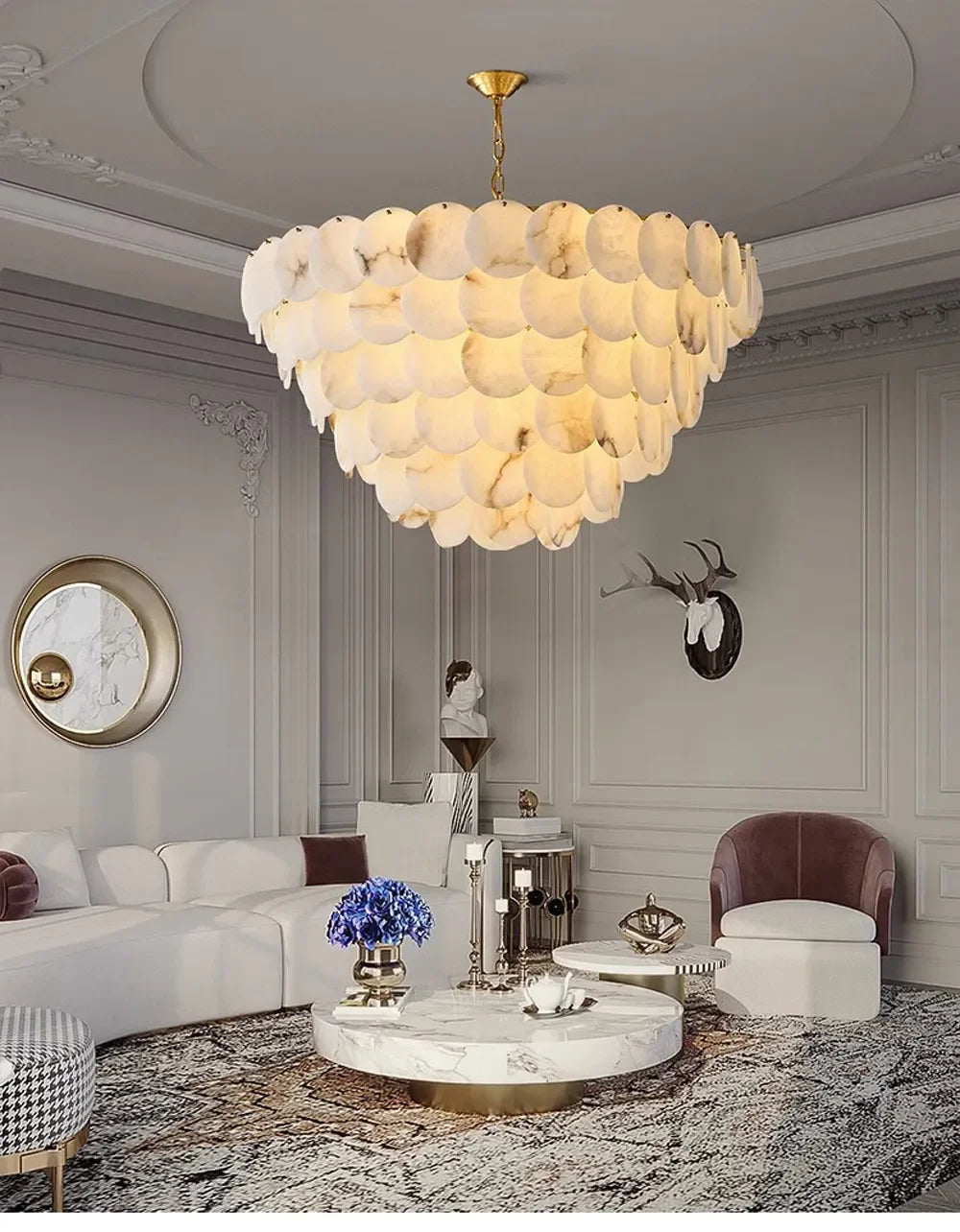 [Lusso] Luxury Marble Chandelier Modern Design