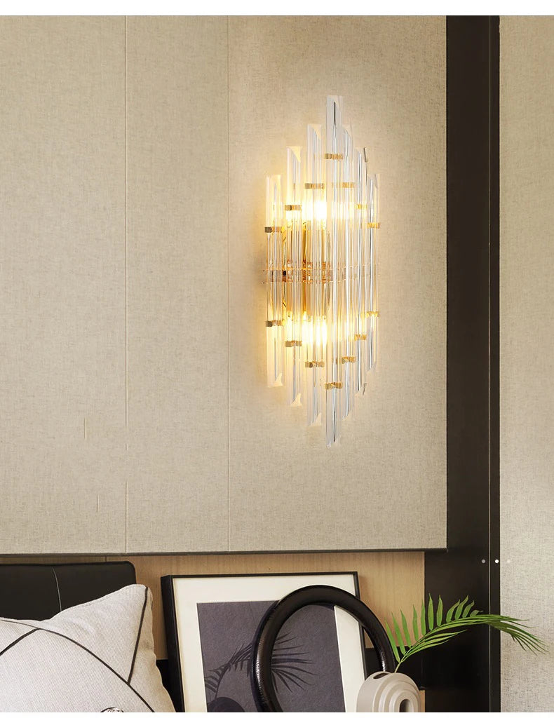 [rendy]  Crystal Wall Lamp Luxury Light