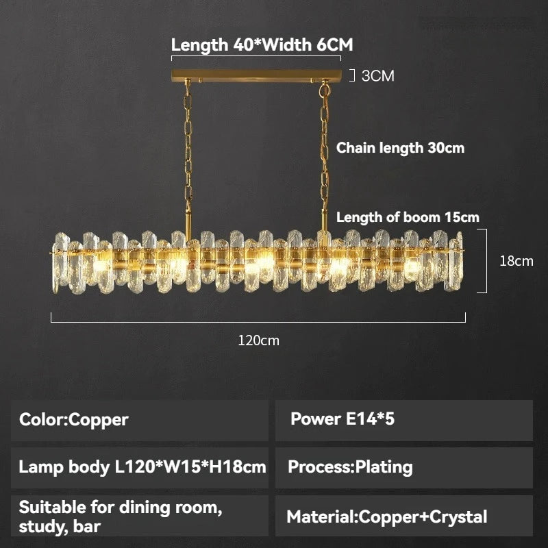 [Romance] French Luxury Crystal Pendant Romantic