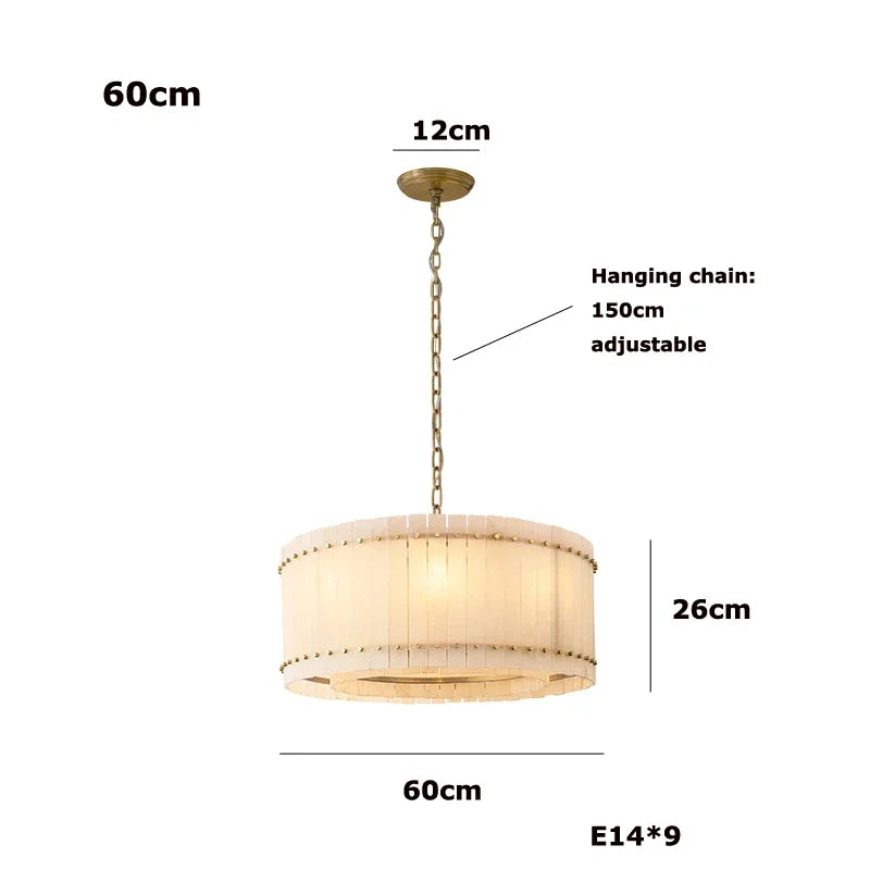 [Rotondo] Modern Marble Chandelier Round