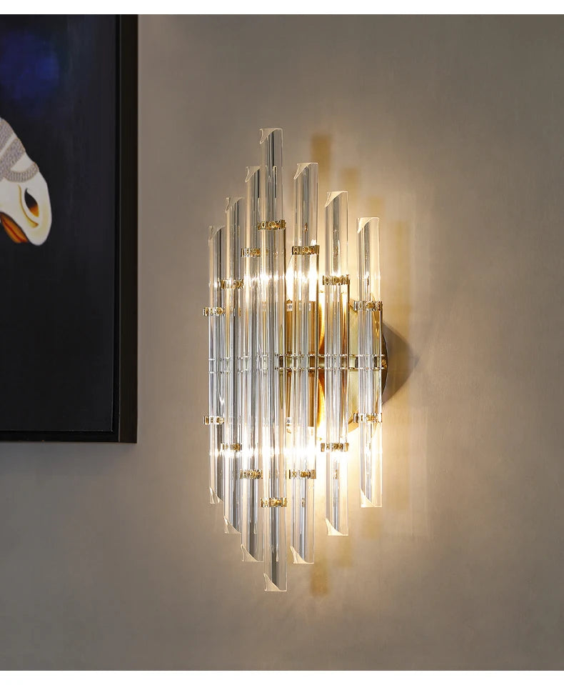 [rendy]  Crystal Wall Lamp Luxury Light