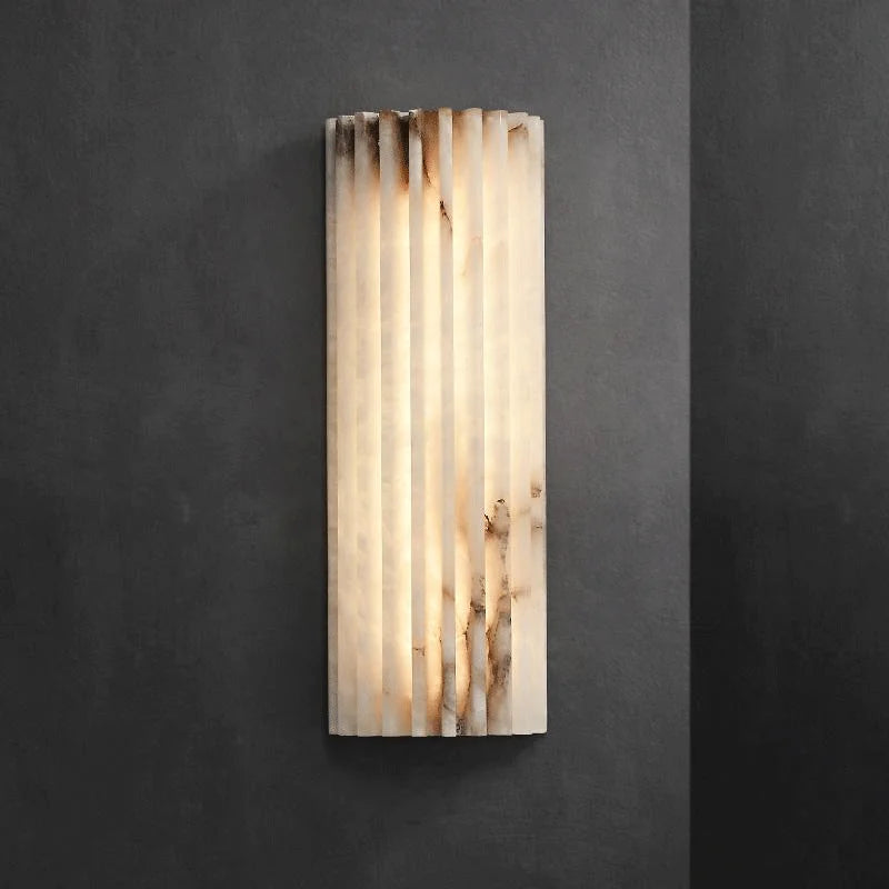 Modern Minimalist Marble Wall Lamp Bedside Lamp Bedroom Italian Style Light Luxury Designer Personalized Living Room TV Sconce