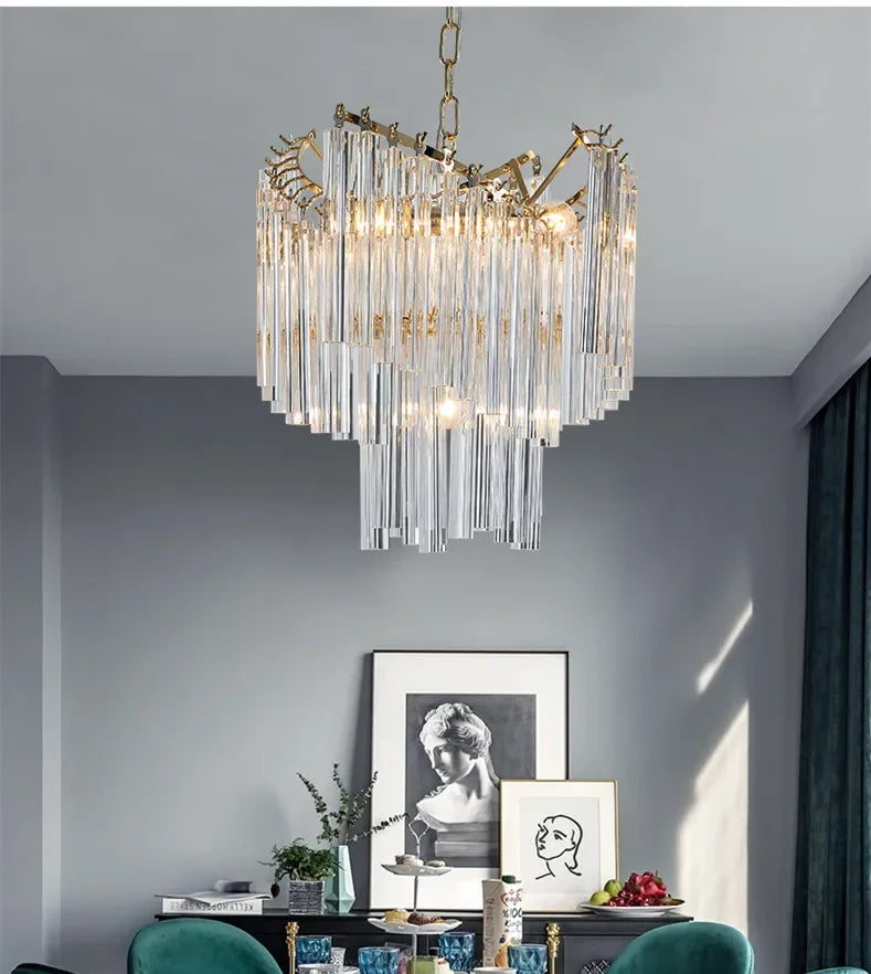[Splendor] Modern Luxury Crystal Chandelier Gold