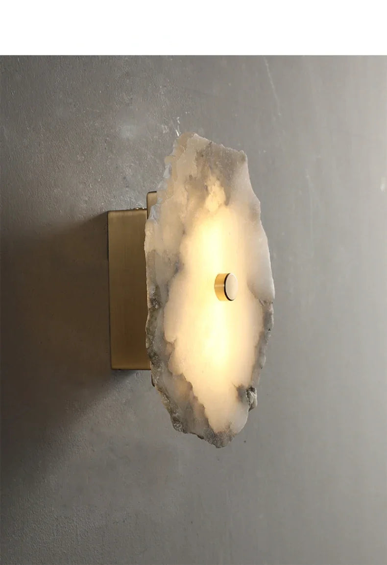 [Travertino] Natural Marble Wall Lamp Sconce
