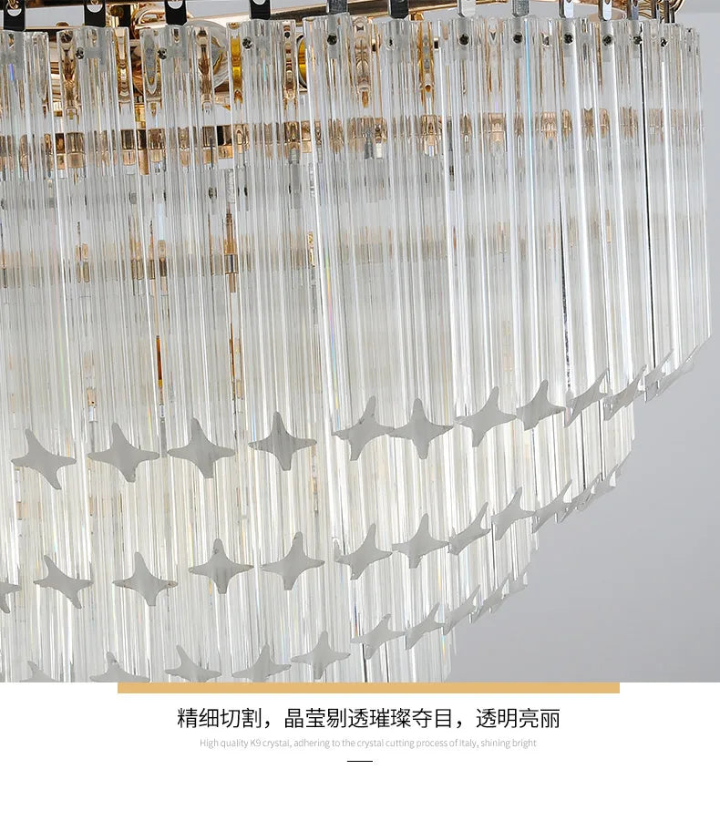 [Cristallo] Modern Crystal Chandelier Luxury LED