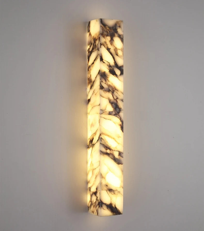 [Cubo] Cuboid Natural Marble Wall Lamp Dimmable