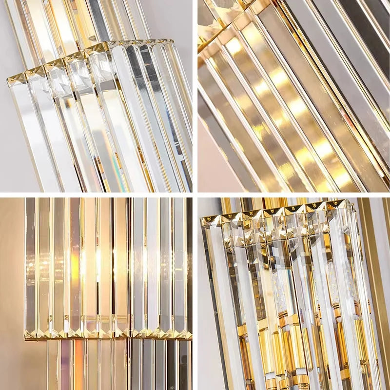 [Grandeur] Luxury Crystal Wall Lamp Villa Corridor