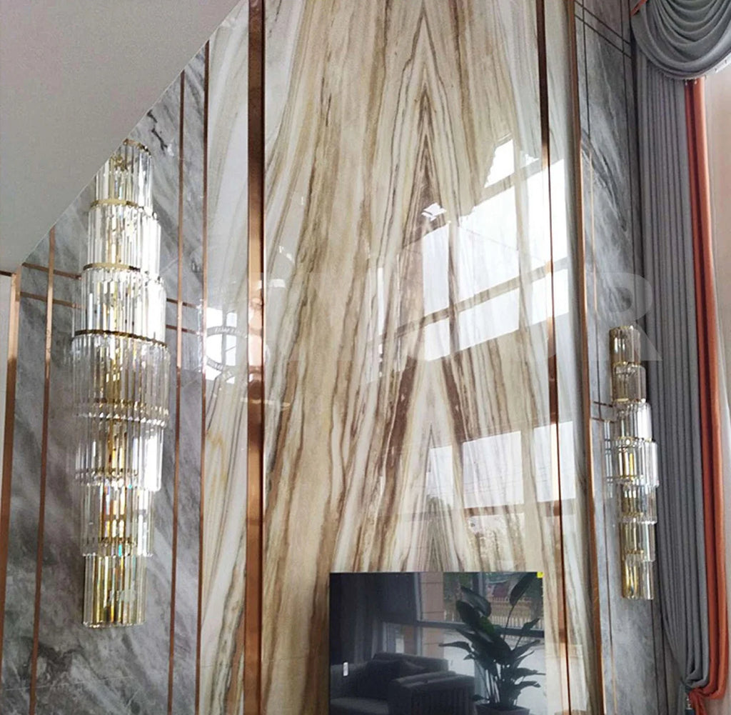 [Grandeur] Luxury Crystal Wall Lamp Villa Corridor