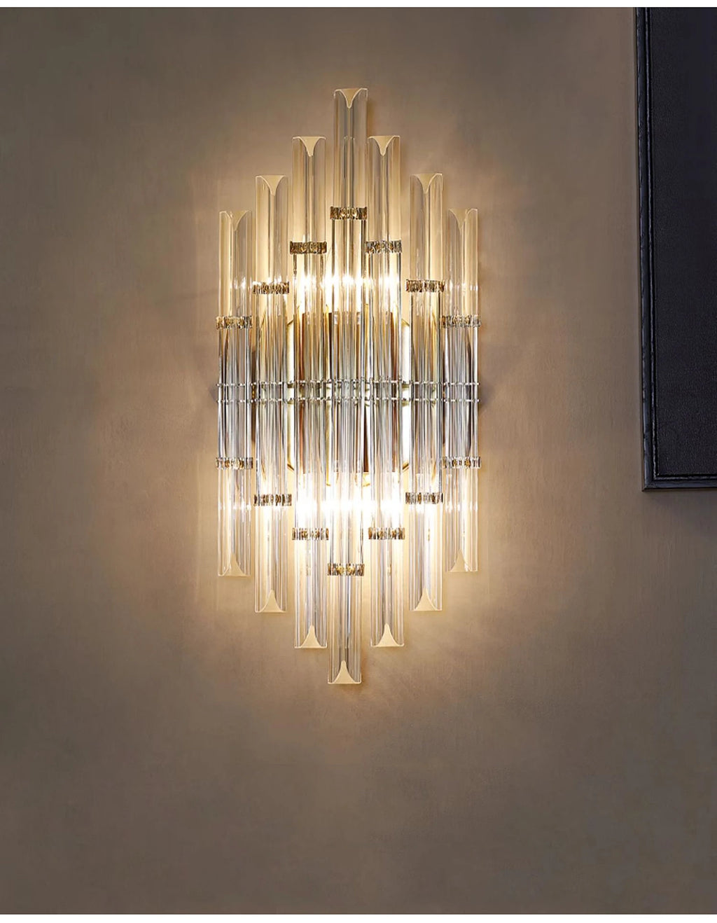 [rendy]  Crystal Wall Lamp Luxury Light