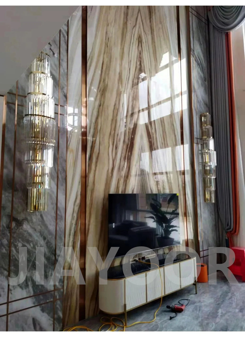 [Grandeur] Luxury Crystal Wall Lamp Villa Corridor