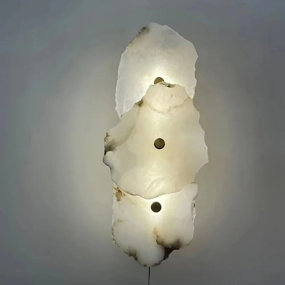 [Travertino] Natural Marble Wall Lamp Sconce