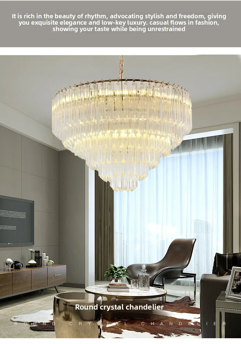 [Cristallo] Modern Crystal Chandelier Luxury LED